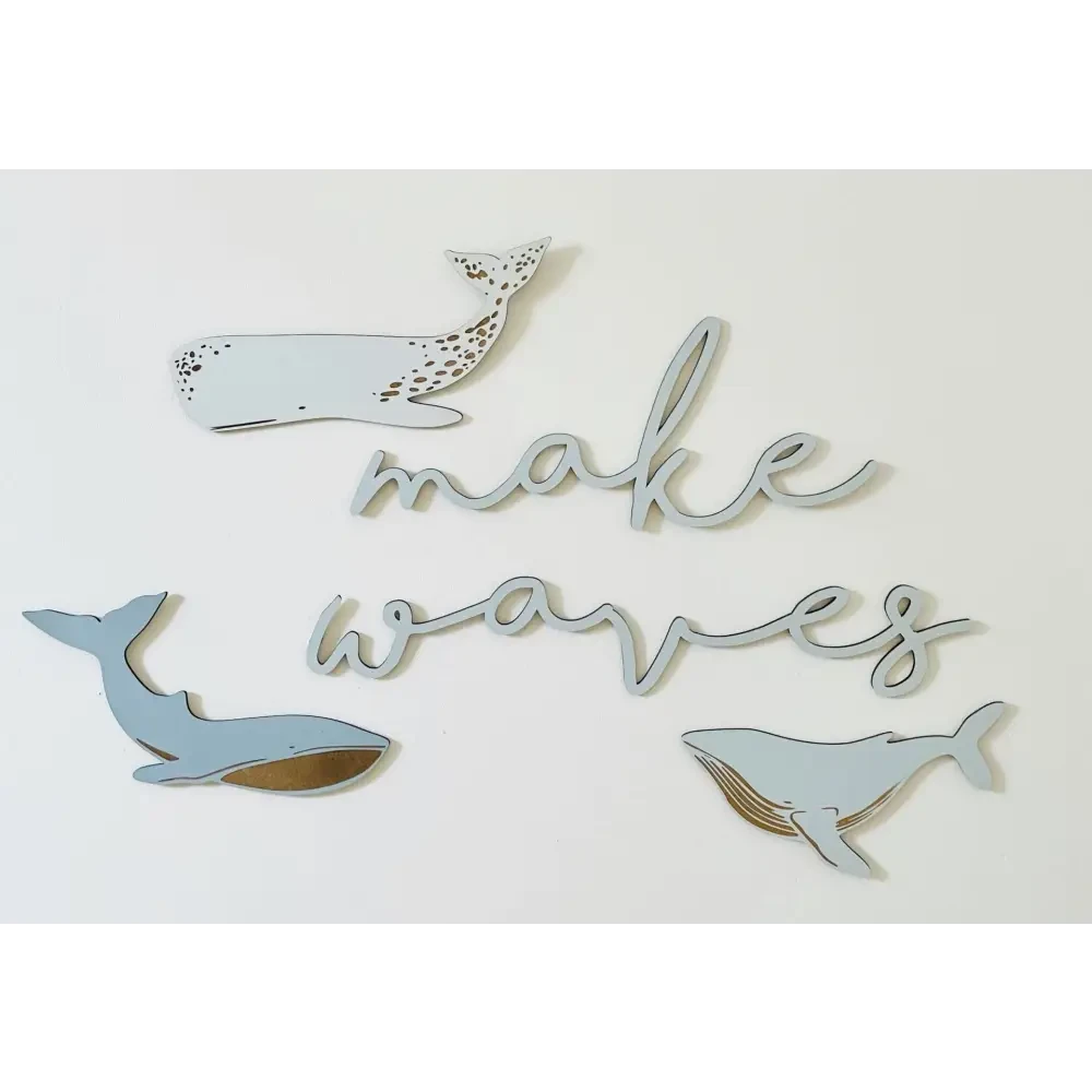 Large Whale Decals - Timber Tinkers