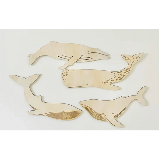 Large Whale Decals - Timber Tinkers