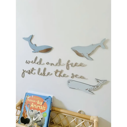 Large Whale Decals - Timber Tinkers