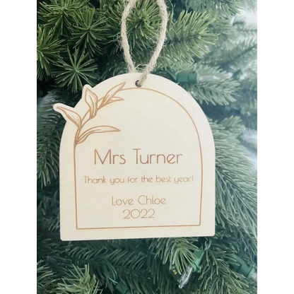 Leaf Arch Ornament - Timber Tinkers