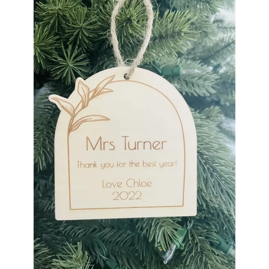 Leaf Arch Ornament - Timber Tinkers