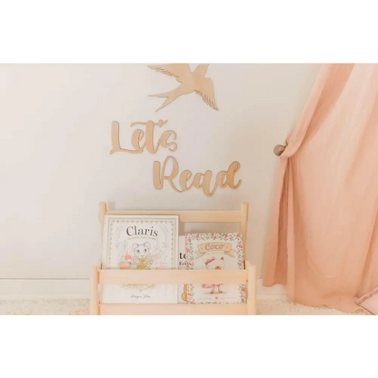 Let's Read plaque - Timber Tinkers