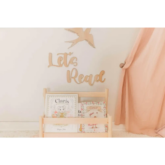 Let's Read plaque - Timber Tinkers