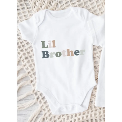 Lil Brother Onesie - Natural - Timber Tinkers