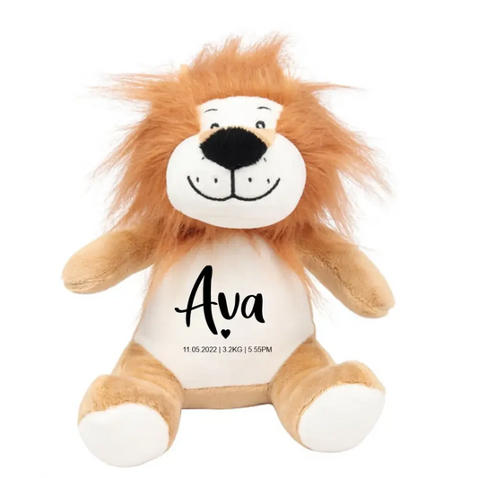 Lion Plush - Heart - Timber Tinkers