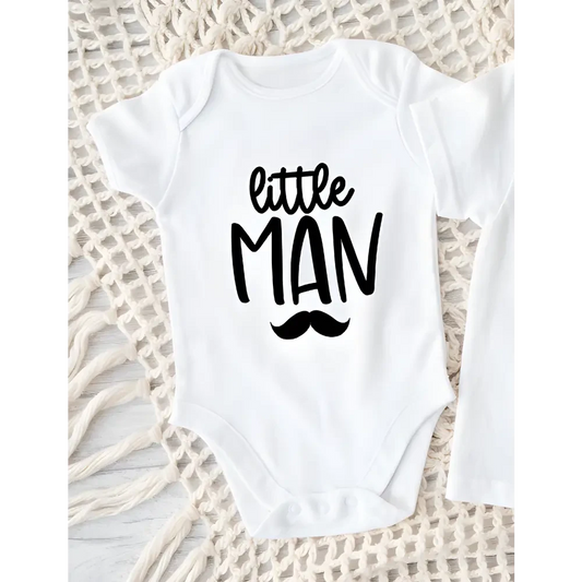 little man Onesie - Size 12-18 Months