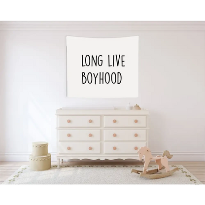 Long Live Boyhood Canvas Wall Hang - Timber Tinkers