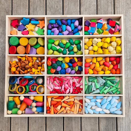 Loose Parts & Animal Figures Organizer Unit
