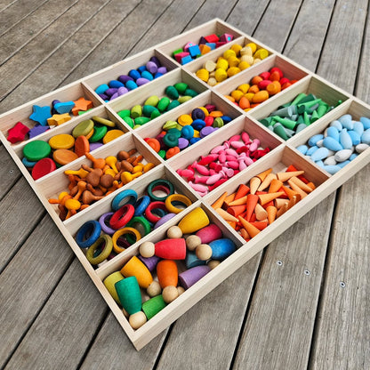Loose Parts & Animal Figures Organizer Unit