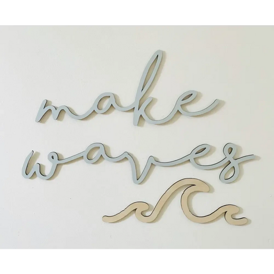 make waves plaque - Timber Tinkers