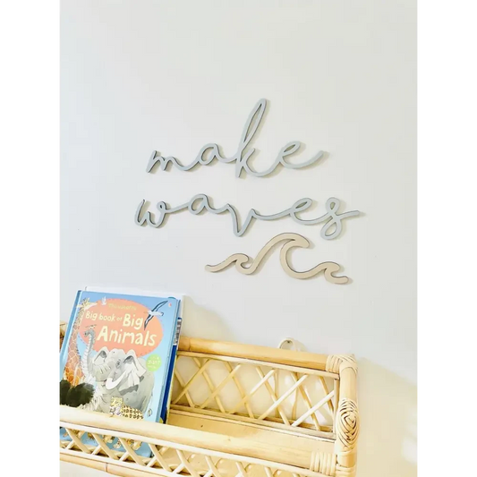 make waves plaque - Timber Tinkers