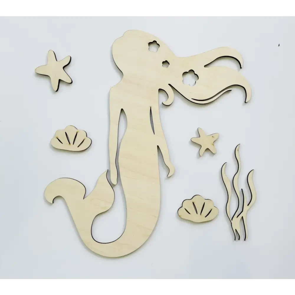 Mermaid Wall Decal - Timber Tinkers