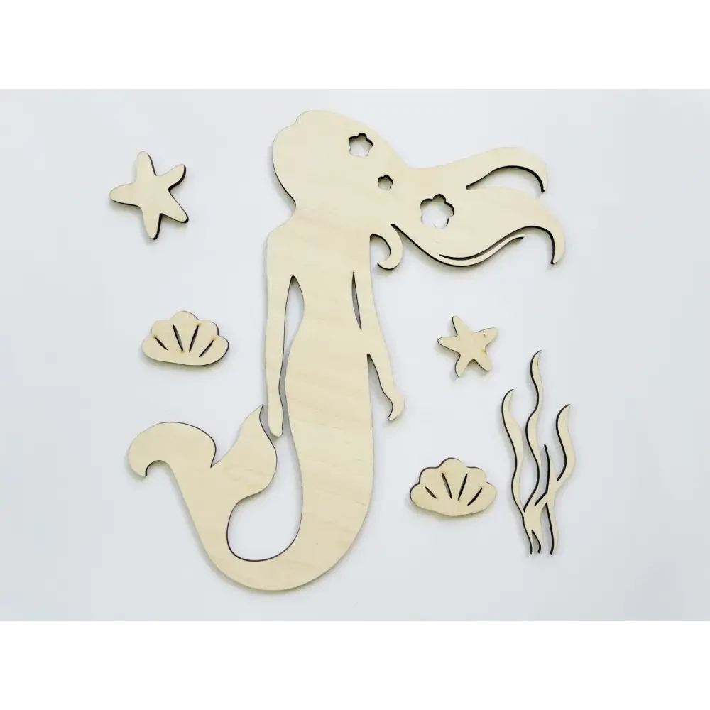 Mermaid Wall Decal - Timber Tinkers