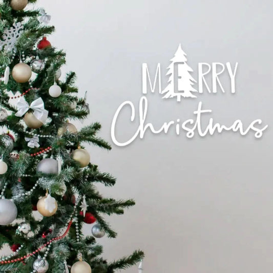 Merry Christmas Tree Script - Timber Tinkers