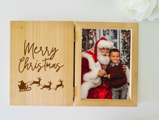 Christmas Photo Frame - Santa Sleigh