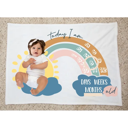Milestone Blanket - Rainbow - Timber Tinkers