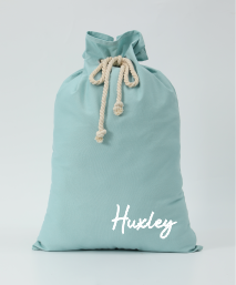 Personalised Canvas Santa Sacks - Mint