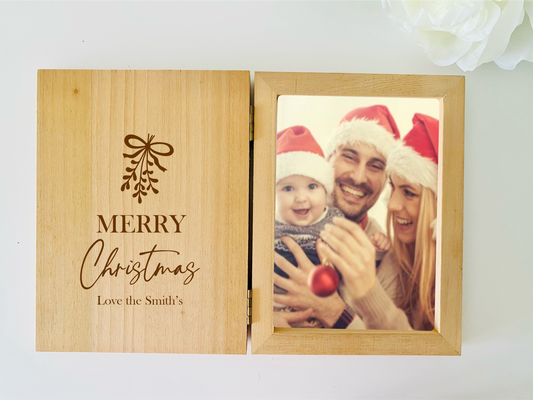 Christmas Photo Frame - Misteltoe
