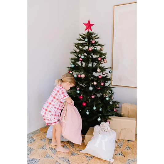 MONOGRAM Personalised Canvas Santa Sacks - Multiple Colours - Timber Tinkers