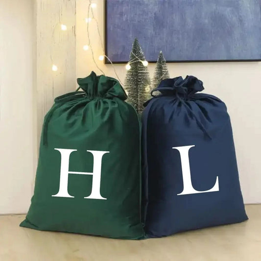 Monogram Velvet Santa Sack - Timber Tinkers