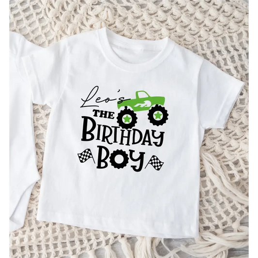 Monster Truck Birthday T-Shirt - Timber Tinkers