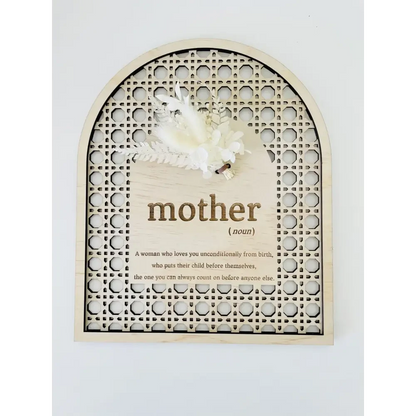 Mother's Day Rattan Floral Arch - Timber Tinkers