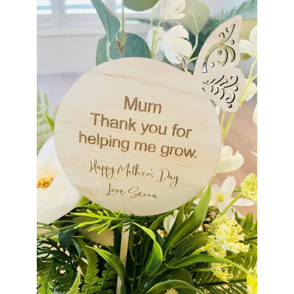 Mother's Day Thank You Sticks - Timber Tinkers