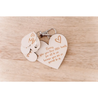 My Heart Key Chain - HEARTS ONLY - Timber Tinkers