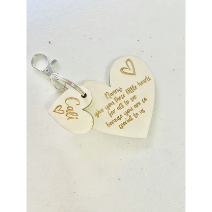 My Heart Key Chain - HEARTS ONLY - Timber Tinkers