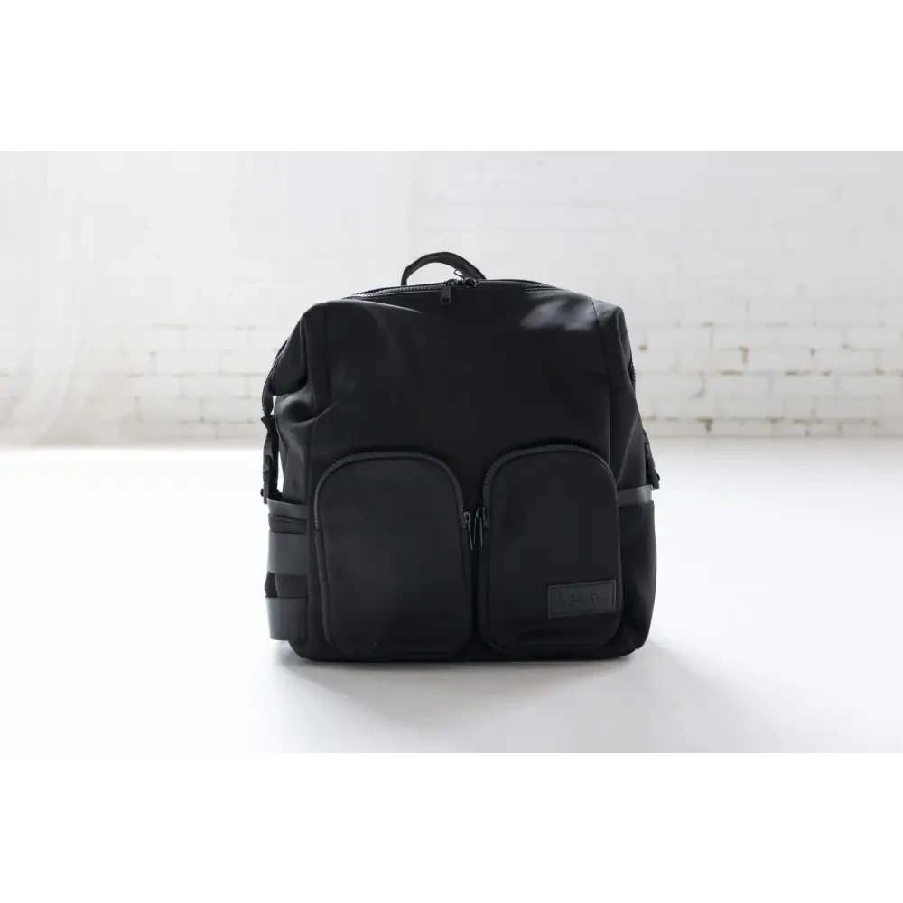 Neoprene Nappy Bag - Black - Timber Tinkers
