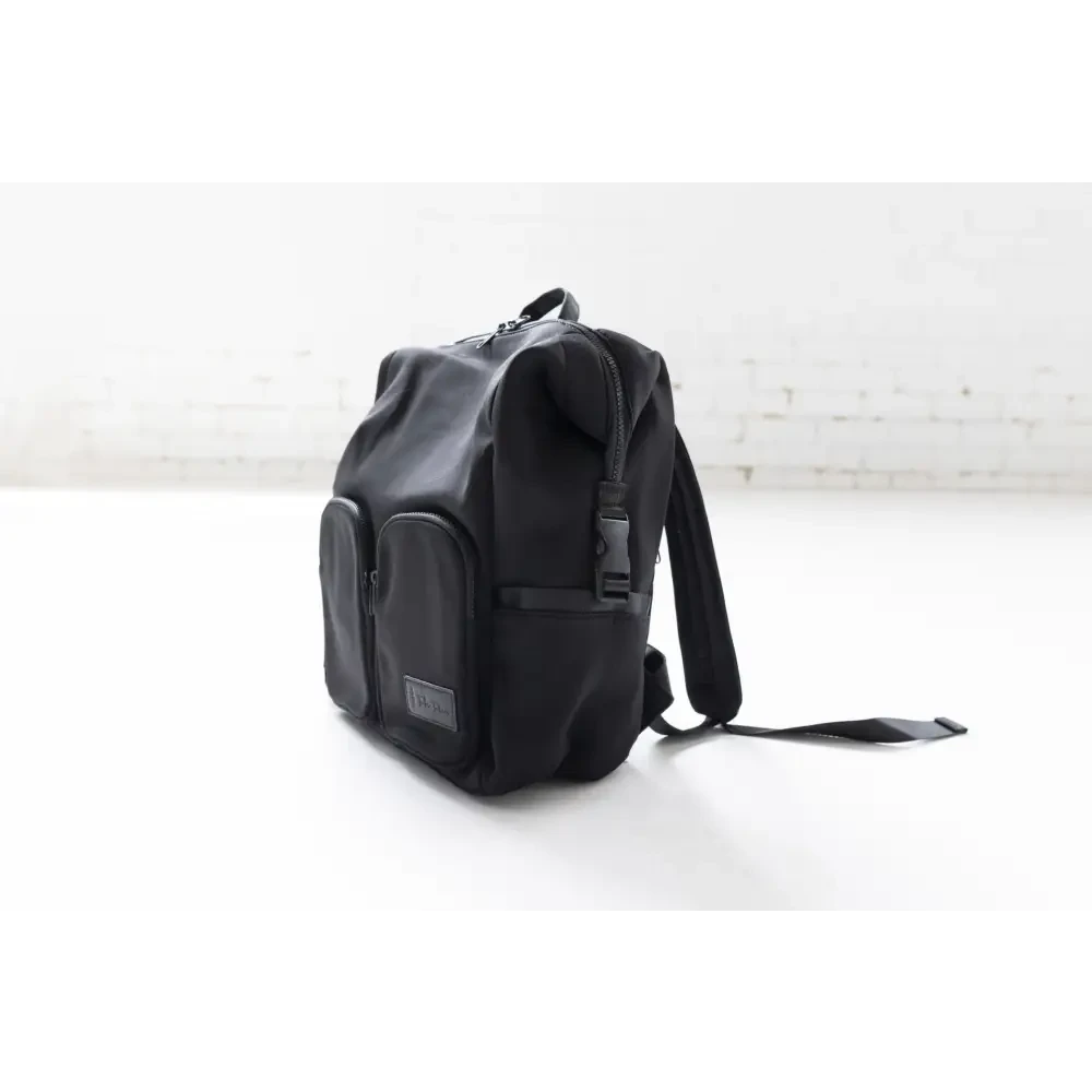 Neoprene Nappy Bag - Black - Timber Tinkers