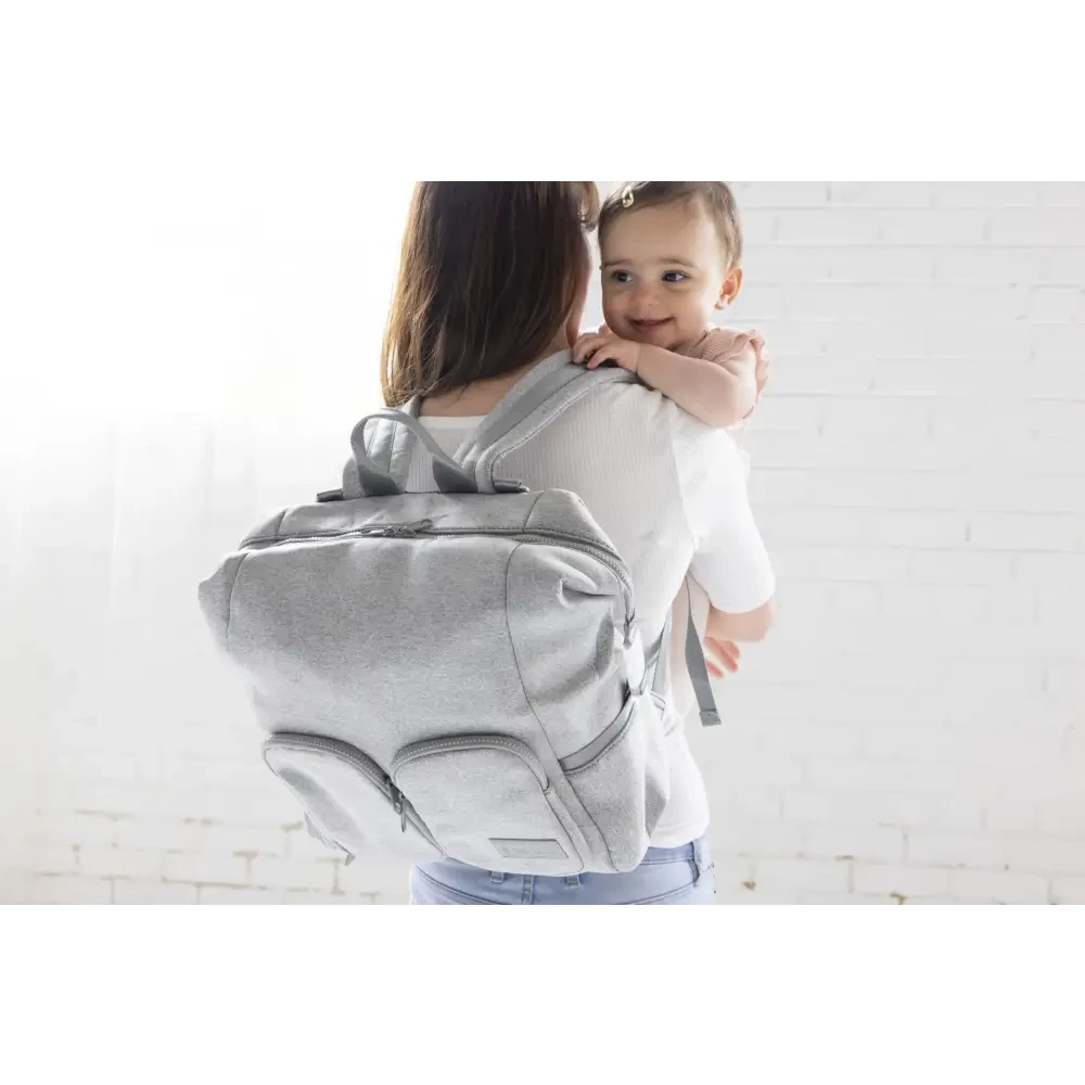 Neoprene Nappy Bag - Grey - Timber Tinkers