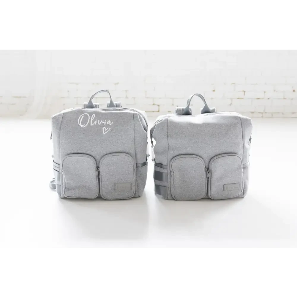 Neoprene Nappy Bag - Grey - Timber Tinkers