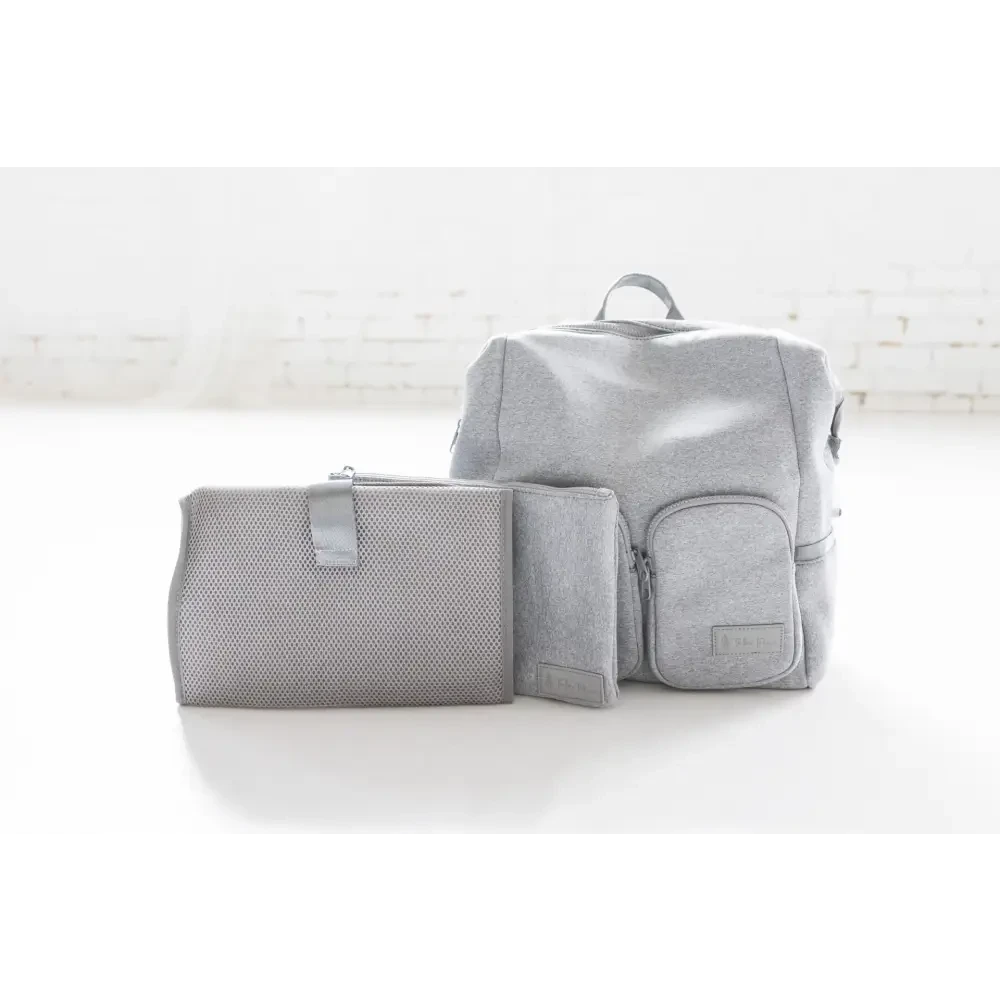 Neoprene Nappy Bag - Grey - Timber Tinkers