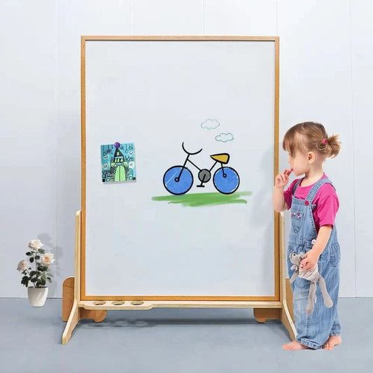 (New) Magnetic Duo Board: White & Black - Timber Tinkers