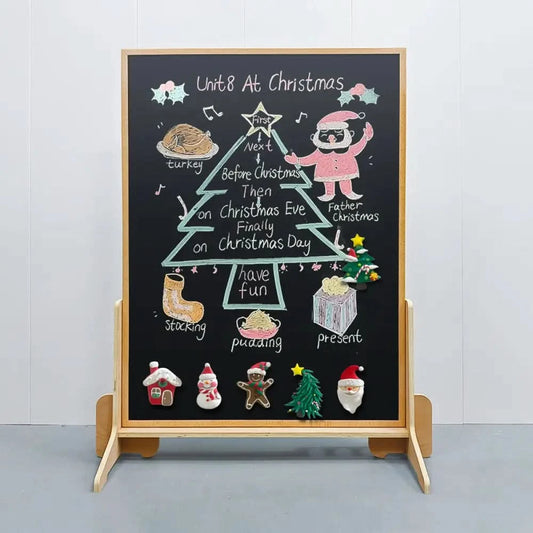 (New) Magnetic Duo Board: White & Black - Timber Tinkers