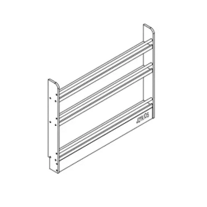 (New) White Elegance 3-Tier Bookshelf -SolidWood - Timber Tinkers