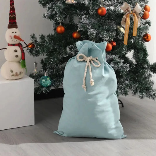 Non Personalised Canvas Santa Sacks - Multi Colours - Timber Tinkers