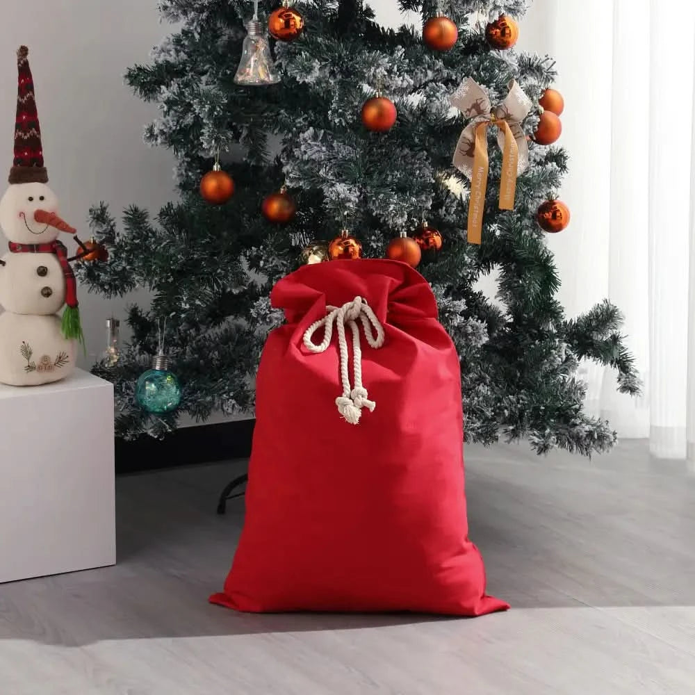 Non Personalised Canvas Santa Sacks - Multi Colours - Timber Tinkers