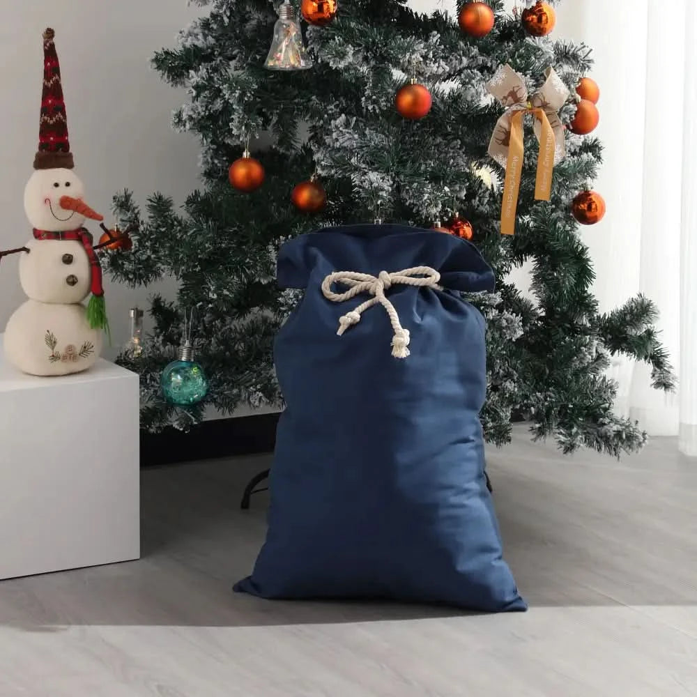 Non Personalised Canvas Santa Sacks - Multi Colours - Timber Tinkers