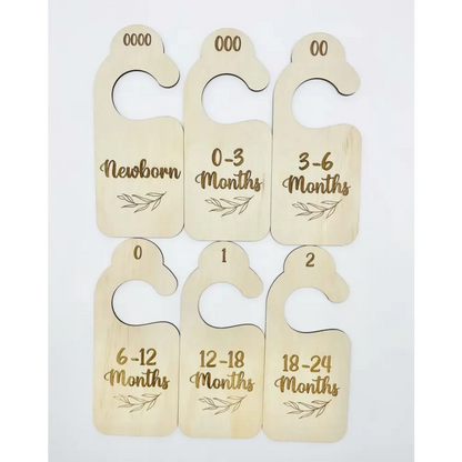 Nursery Wardrobe Dividers - Leaf - Timber Tinkers