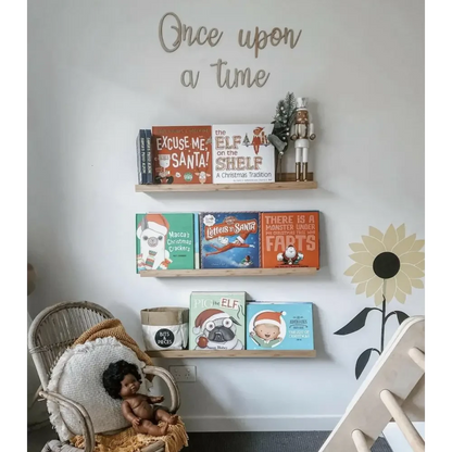 Once upon a time wall plaque - Timber Tinkers