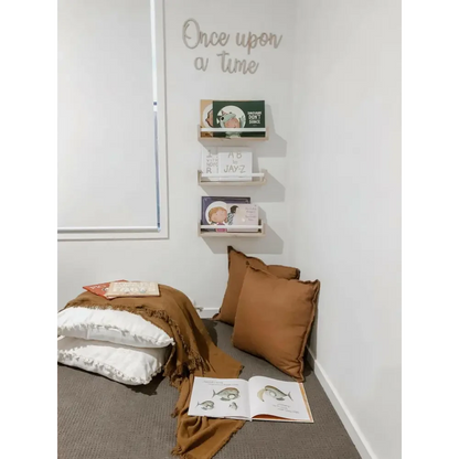 Once upon a time wall plaque - Timber Tinkers