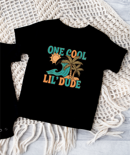 one cool lil' dude Black Tshirt