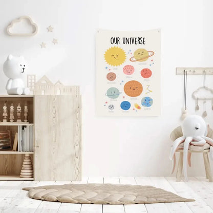 Our Universe Canvas Wall Hang - Timber Tinkers