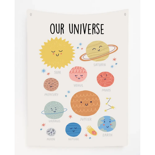 Our Universe Canvas Wall Hang - Timber Tinkers