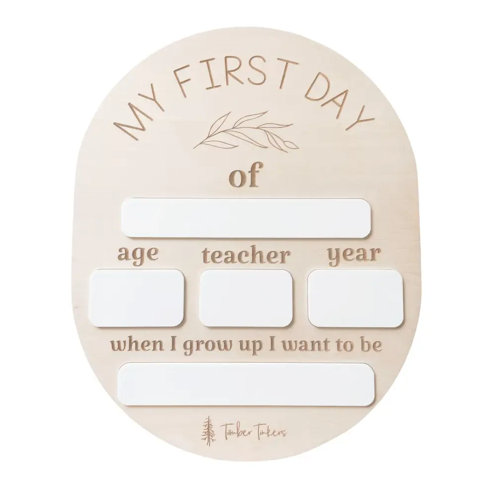 Oval First Day School Board - Timber Tinkers