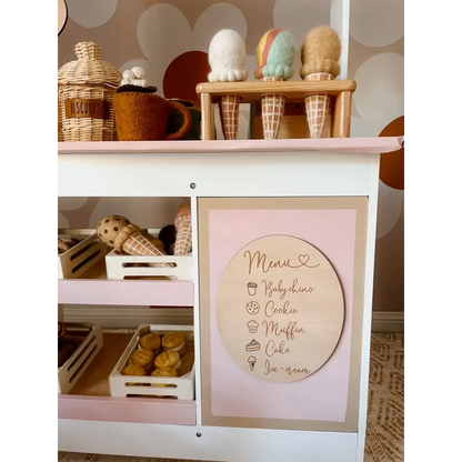 Oval Kids Menu - Timber Tinkers