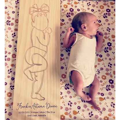 Personalised Birth Plaque - Timber Tinkers
