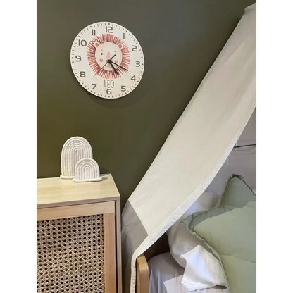Personalised Clock - Lion
